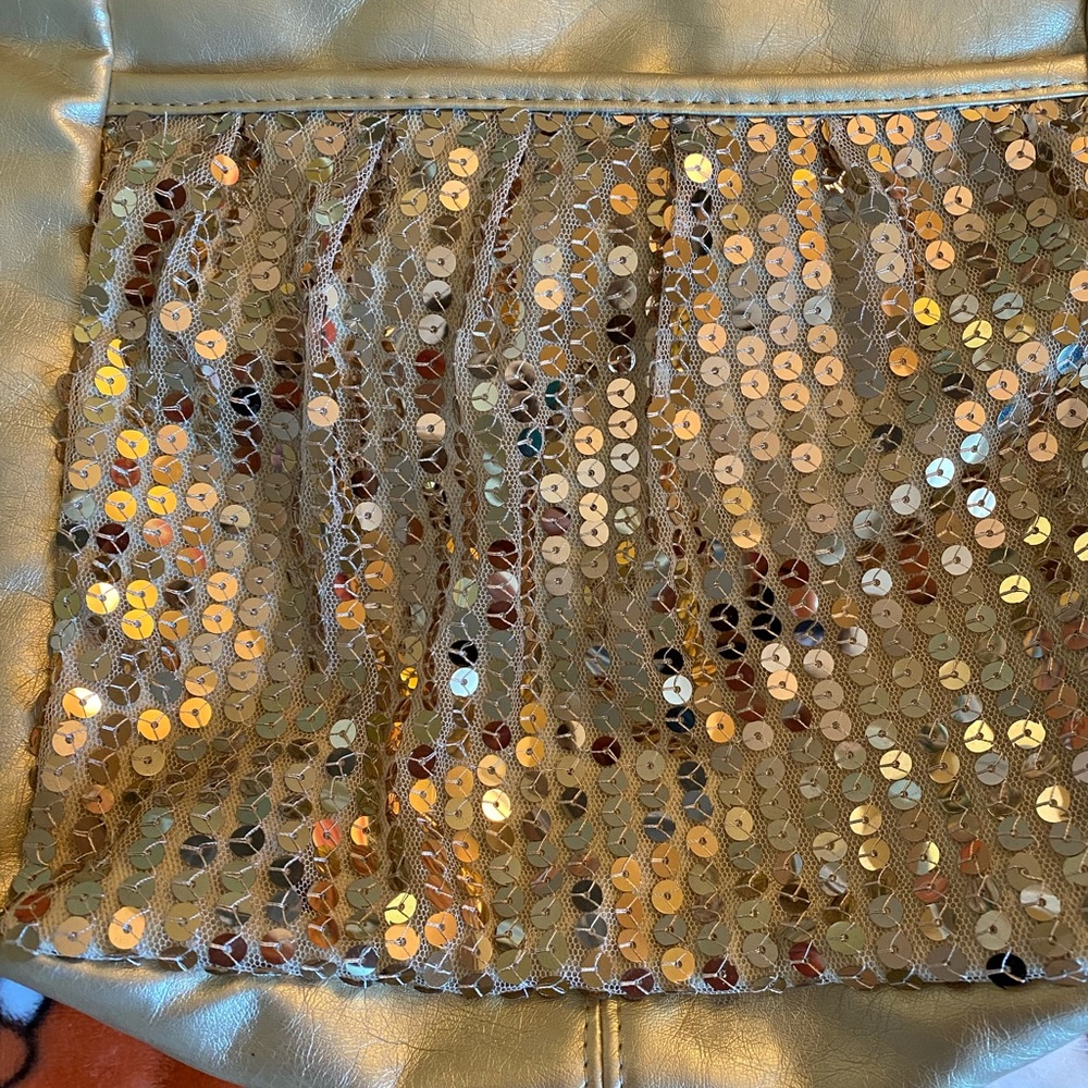 Limited too gold sequin purse - Picture 2 of 7